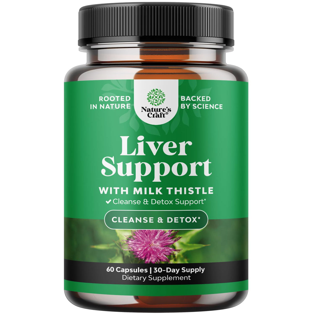 Milk Thistle Liver Support supplement bottle