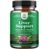 Milk Thistle Liver Support supplement bottle