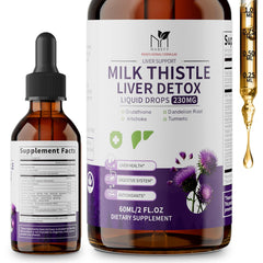 Lifestyle shot with glass of water and drops for daily use