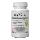 Superior Labs Milk Thistle NonGMO bottle with 120 vegetable capsules front view