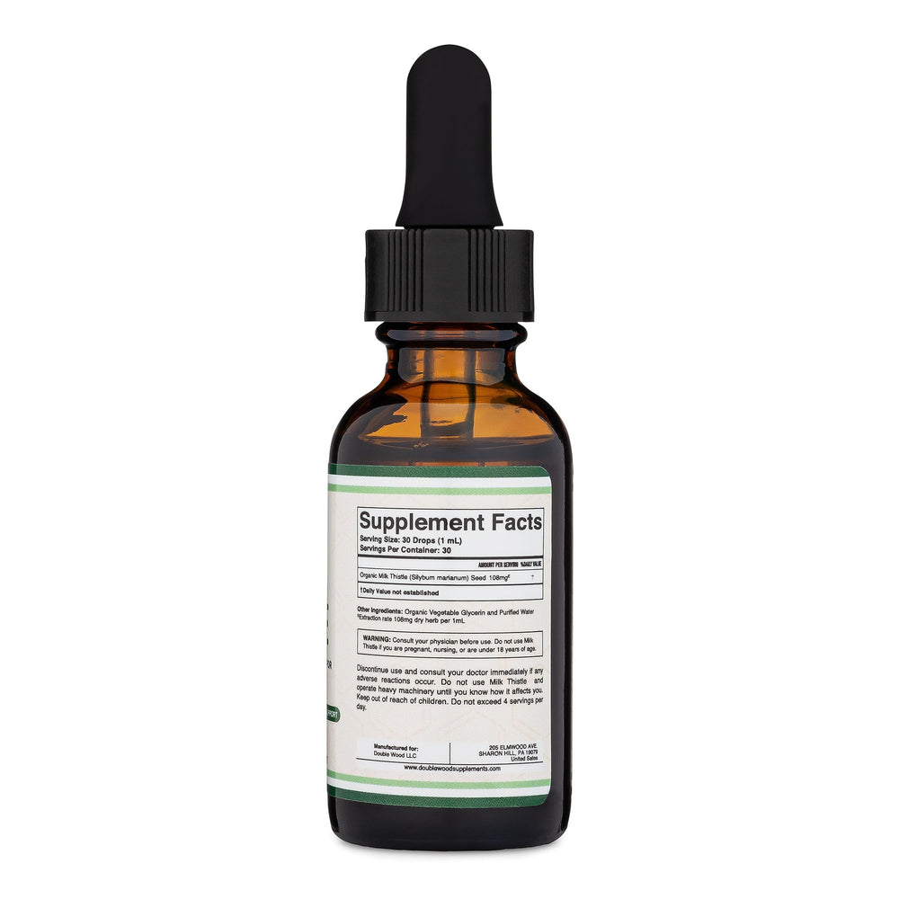 Close-up of Organic Milk Thistle Seed Extract 108 mg per serving