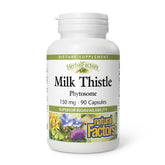 HerbalFactors Milk Thistle Phytosome bottle front view with 90 capsules