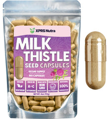 Milk Thistle Seed Capsules bottle - 180 count
