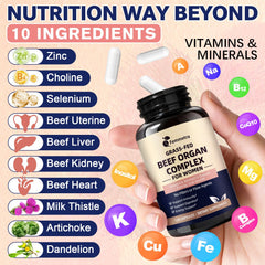 Milk thistle, zinc, artichoke, and dandelion extracts