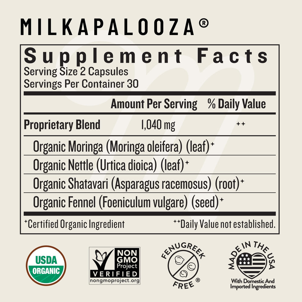 Front view of Milkapalooza packaging box