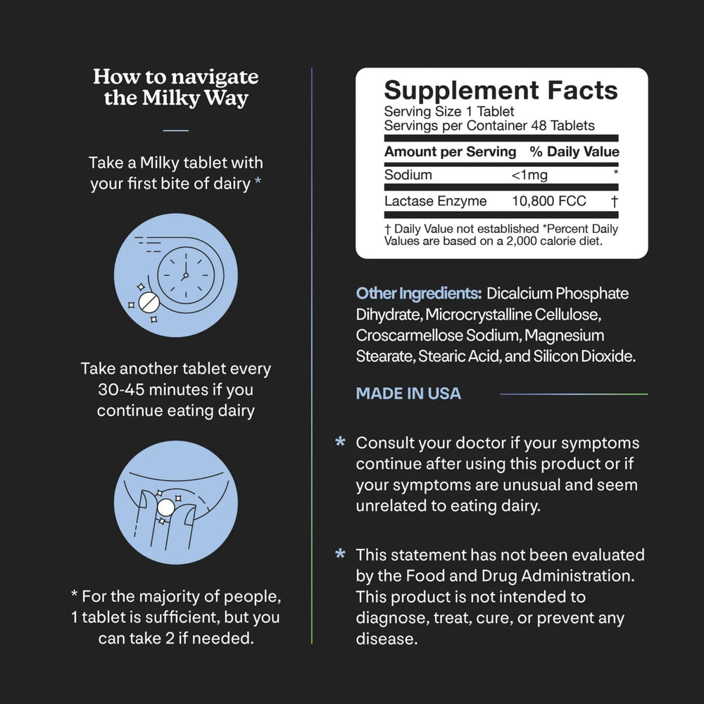 Two Milky credit-card sized sleeves for discreet on-the-go dairy relief