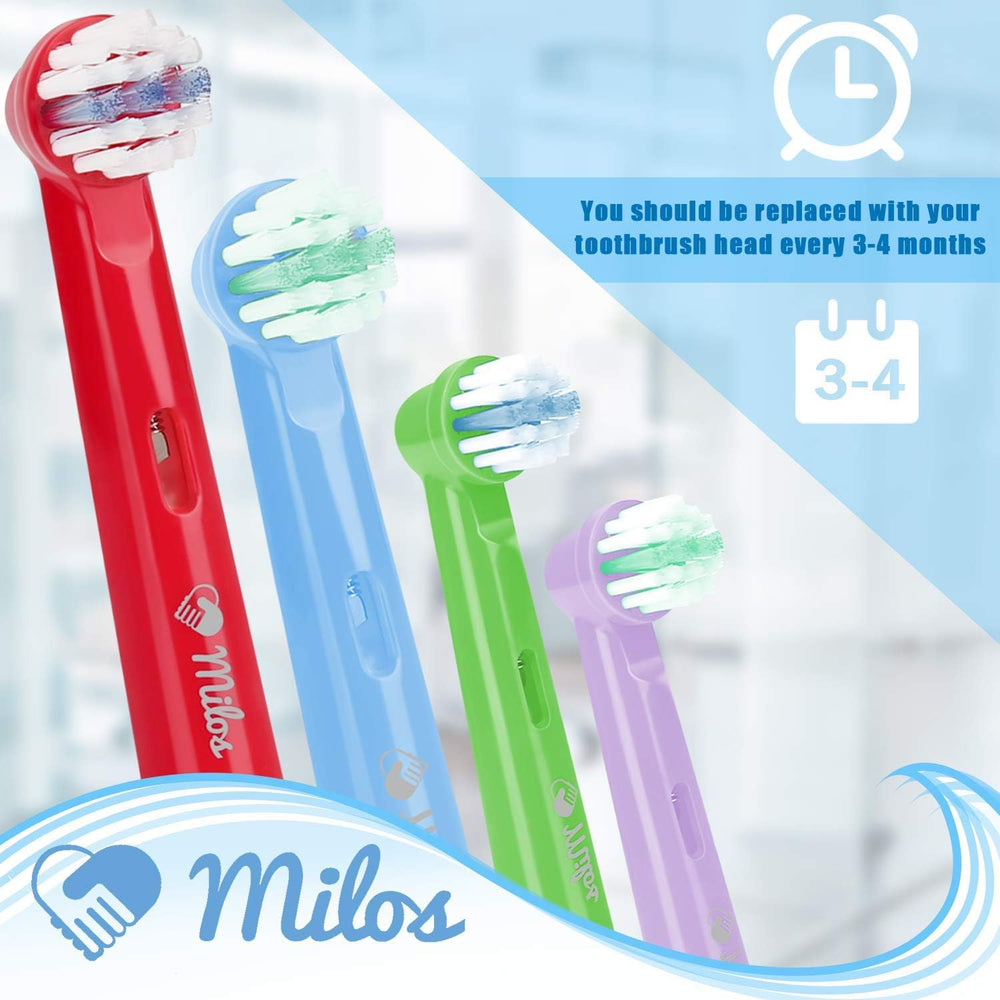 Bristles fade to indicate replacement time