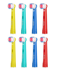 Pack of 8 Milos replacement heads for Vitality, Precision, Sensitive, White, Clean Triumph