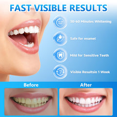 Milumber Teeth Whitening Strips packaging design and box components