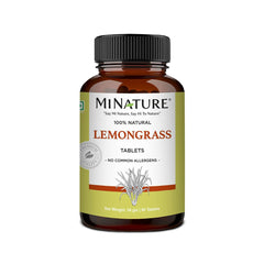 Bottle of Minature Lemongrass Tablets (Cymbopogon) with label