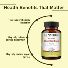 Ingredients listing featuring lemongrass extract