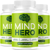 Mind Hero Capsules 3-Pack bottle front view