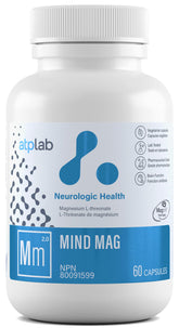Mind Mag 60 capsules bottle – front view