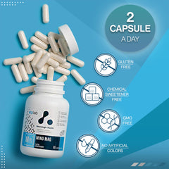 Close-up of Mind Mag capsules