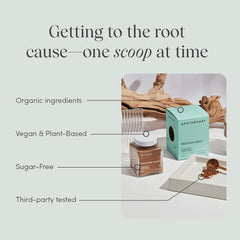 Serving suggestion with coconut milk and Mind Over Matter powder