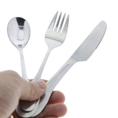 Two flatware sets included for clean use