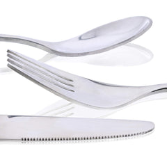 Complete mindful eating portion control flatware ready for use