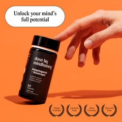 Organic mushroom blend with Lion’s Mane, Cordyceps, Reishi, and Chaga