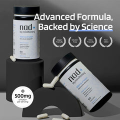 NAD+ supplement ingredients list and label