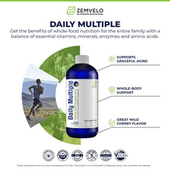 Wild cherries and honey ingredients for Mineralife Daily Multiple