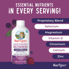 Minerals listed on the label: magnesium, calcium, zinc