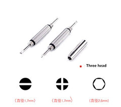 Phillips screwdriver tip on the compact keychain tool