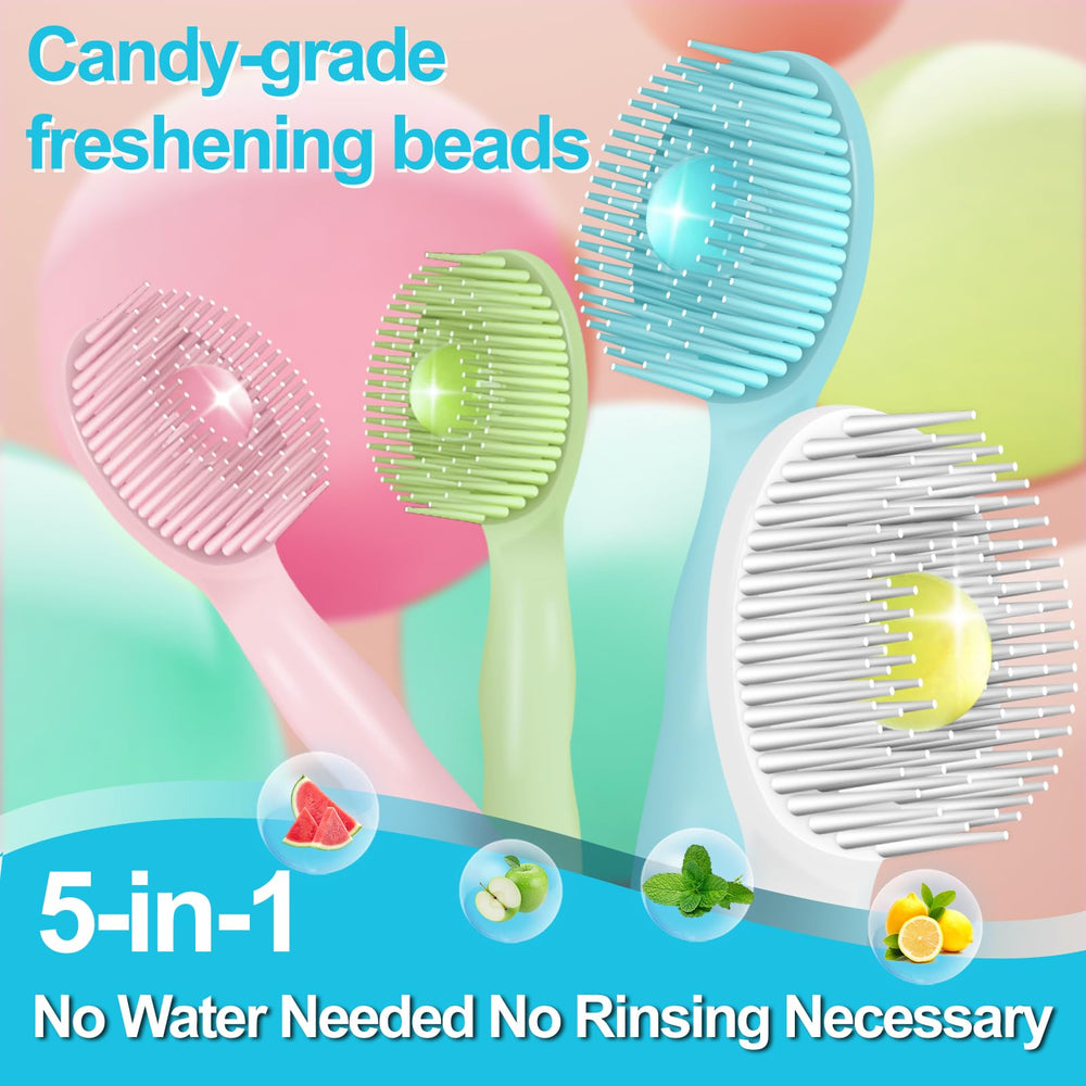 Travel-friendly compact design with pre-applied toothpaste