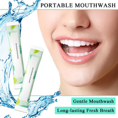 Mini portable mouthwash set with 60 packets
