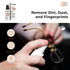 Safe for coated lenses, suitable for glasses, sunglasses, camera lenses, and screens