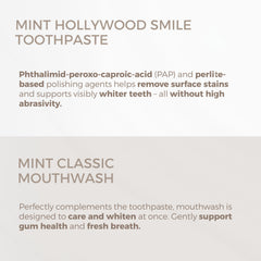 Minimalist product packaging with mint green accents