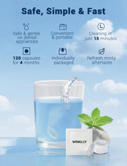 Mint flavor for fresh breath after cleaning