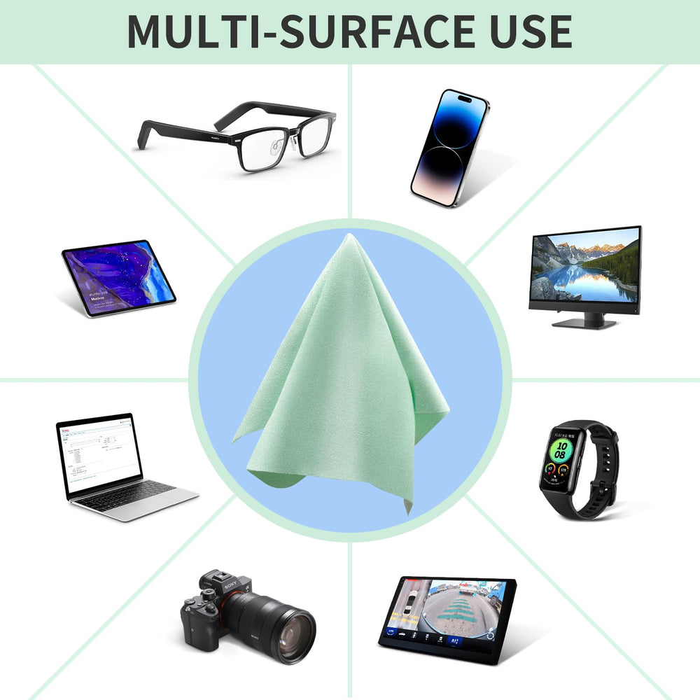 Close-up texture of mint green microfiber fabric