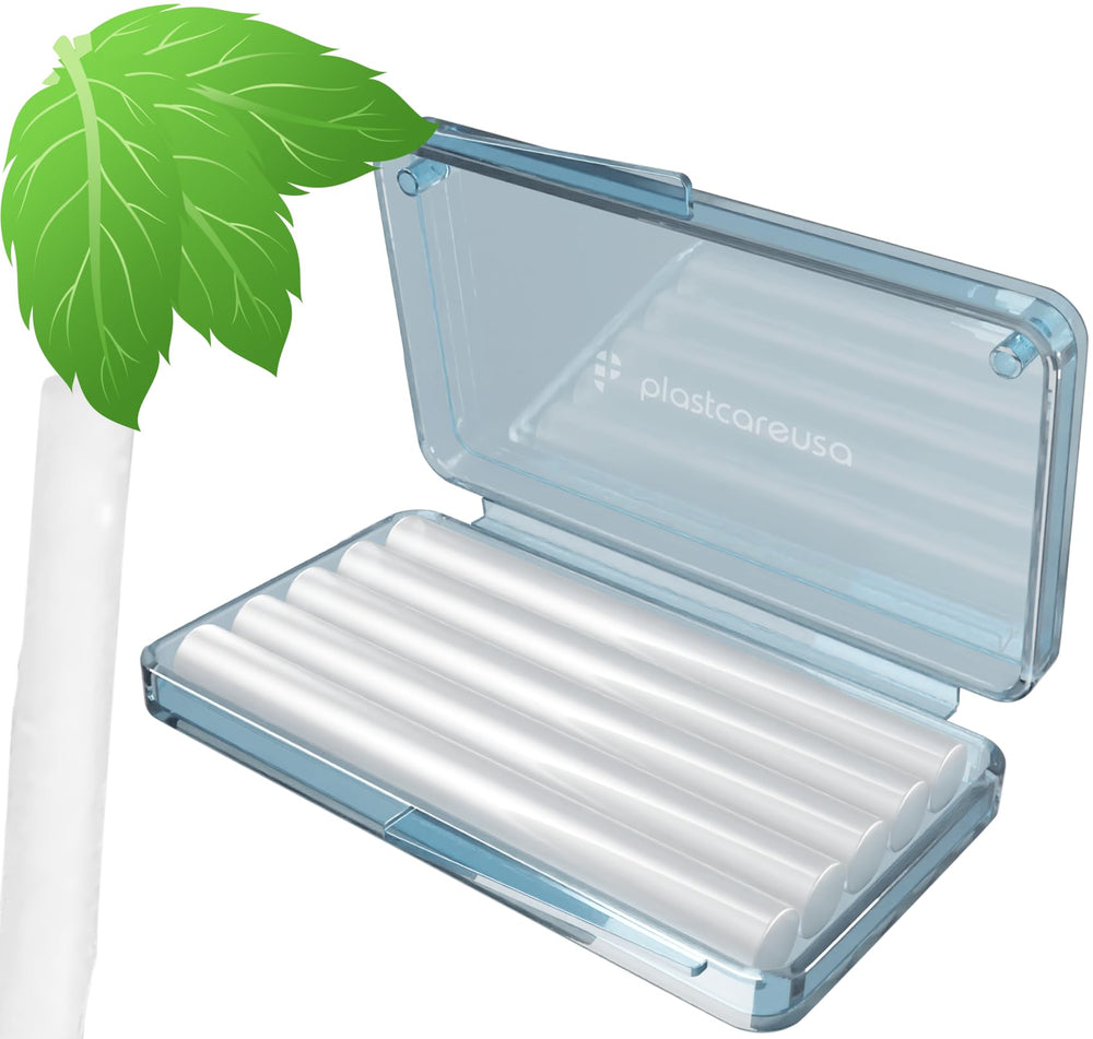 Packaging image of mint orthodontic wax for braces in a 15-pack