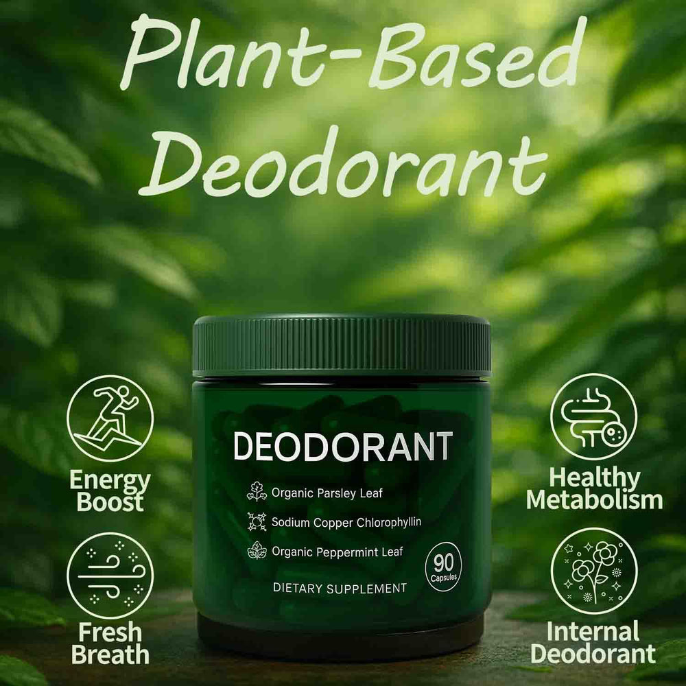 Ingredients: mint, parsley and chlorophyll capsules