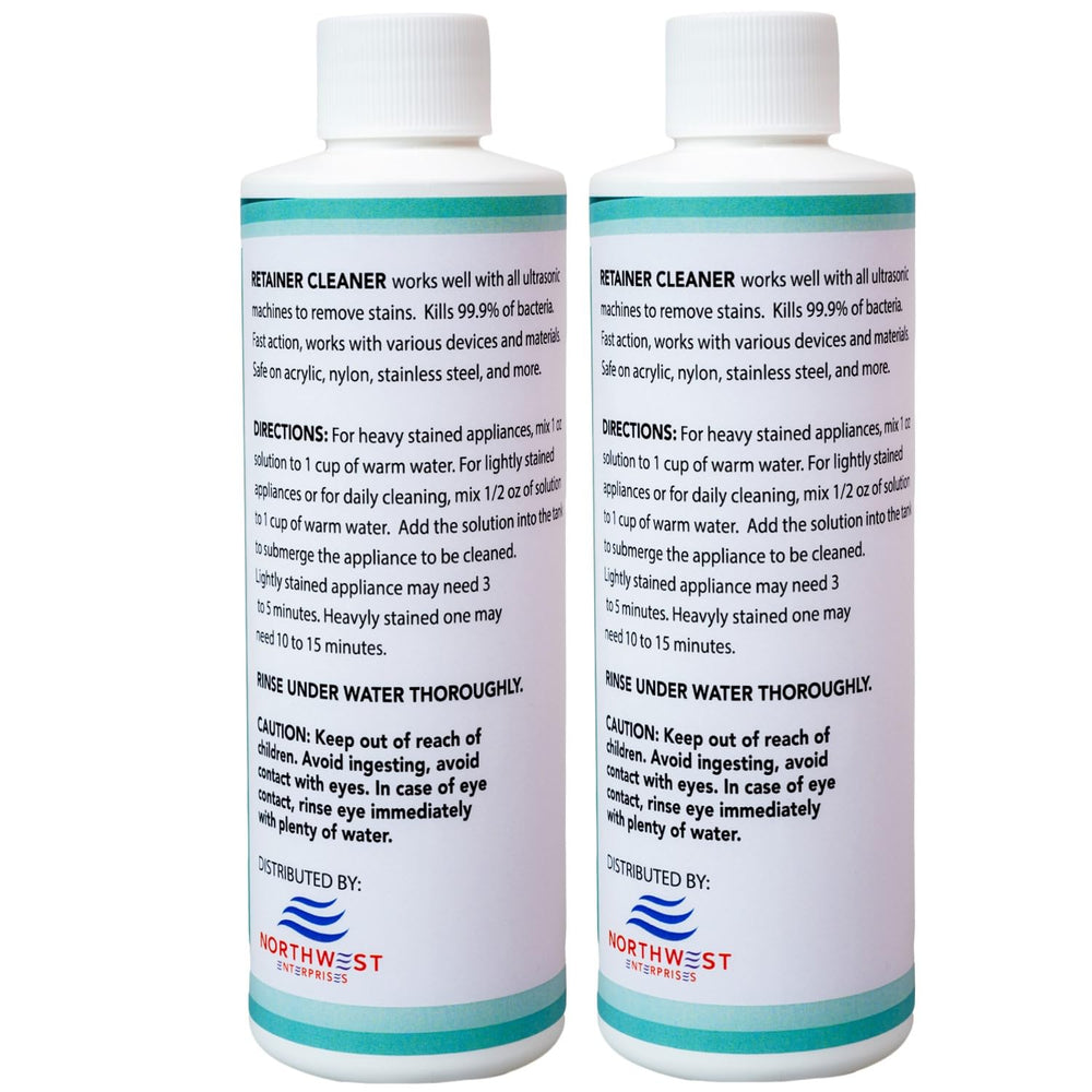 Mint scented dental appliance cleaner for everyday use