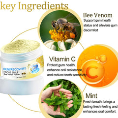 Mint and vitamin C ingredients illustration