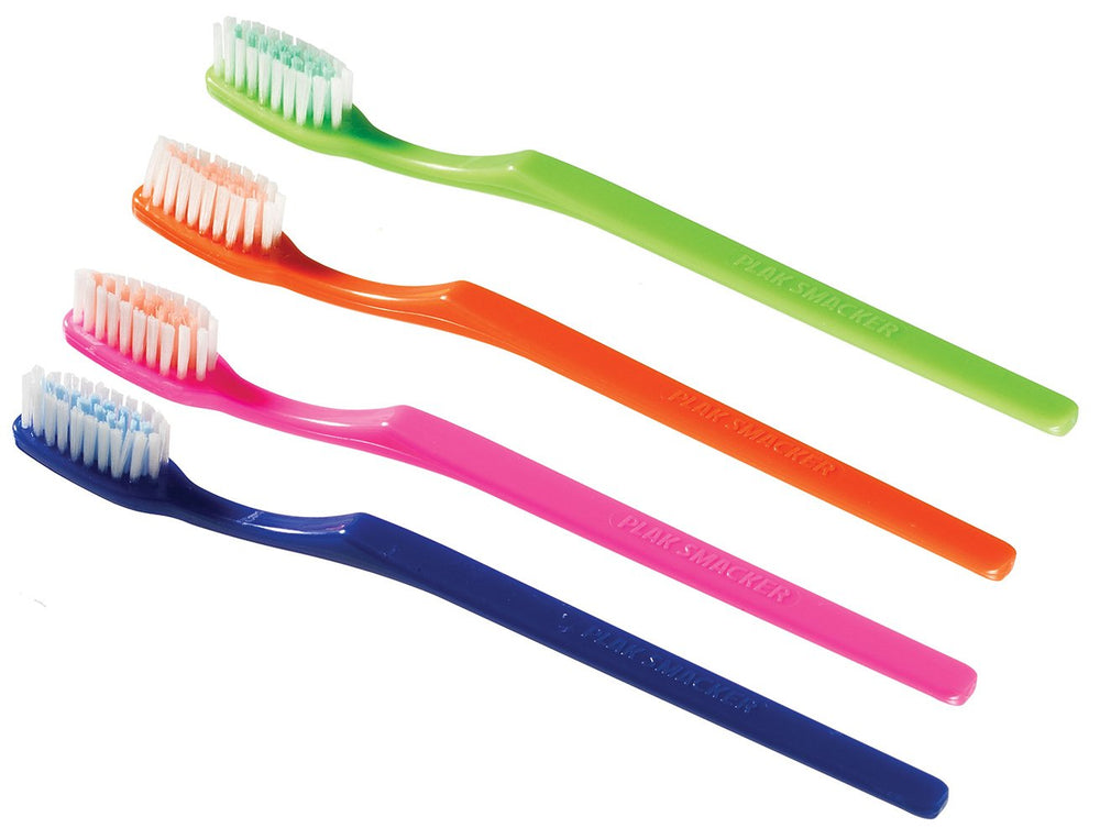 Mintburst Prepasted Toothbrush with Xylitol – 144 Individually Wrapped, Four Colors Included
