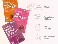 Close-up of Mipp em collagen jelly stick texture