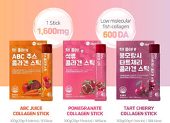 Mippeum Tart Cherry flavor collagen jelly stick
