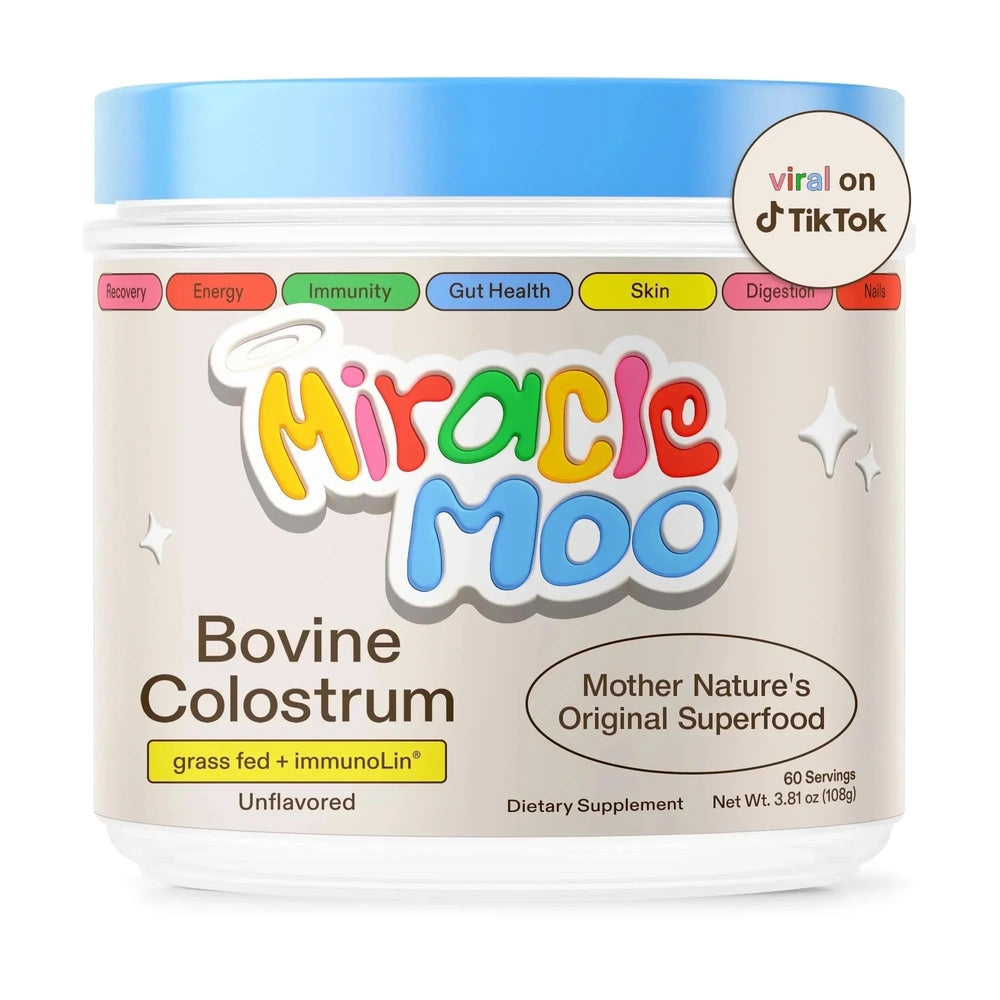 Miracle Moo ImmunoLin high IgG immune support graphic