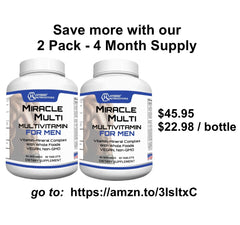 Packaging showing MiracleMulti 60-day supply