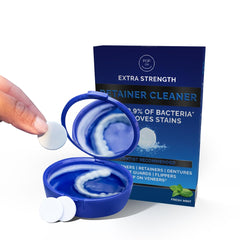 Sleek mirror case for mouth guards