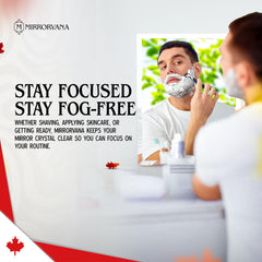 Two 7 ml MIRRORVANA anti fog spray bottles back view