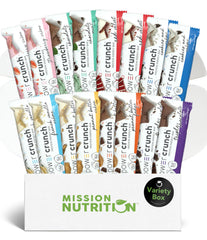 Mission Nutrition Power Crunch French Vanilla bar showcases portable protein for quick energy.
