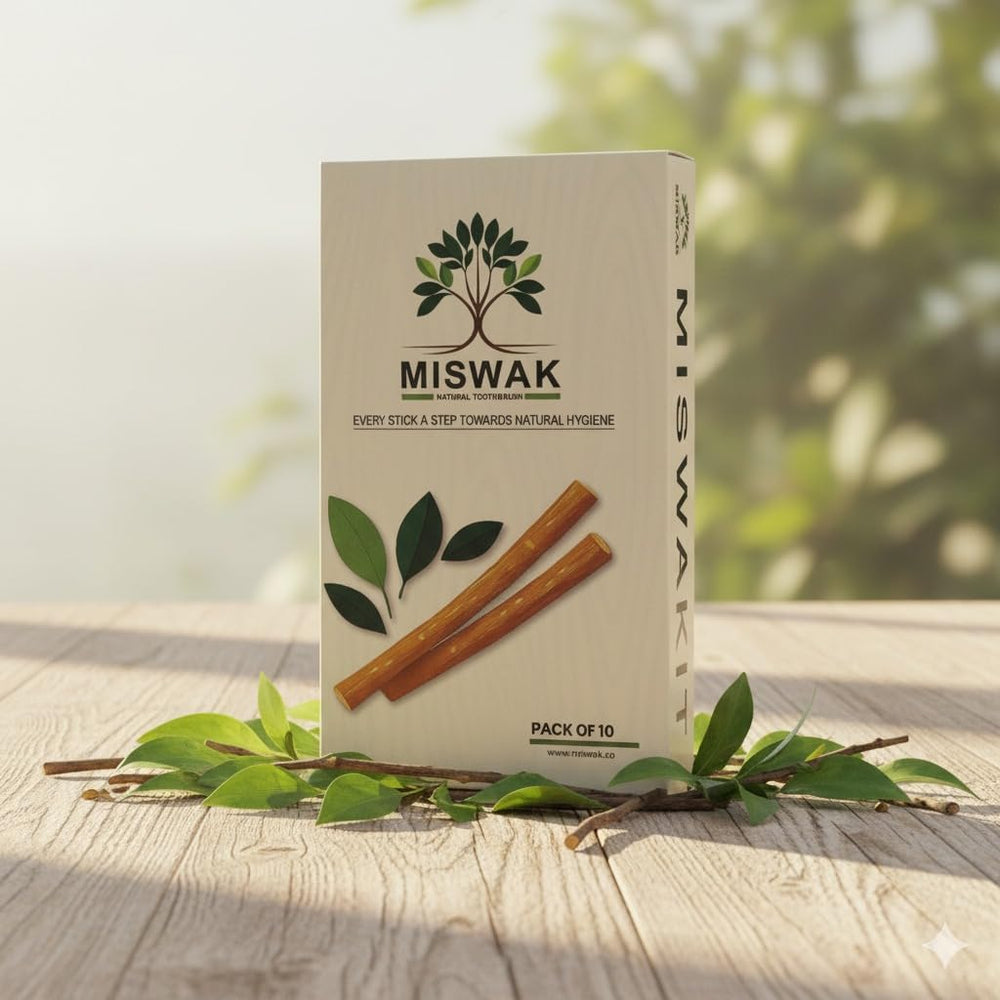 Hygienic vacuum-sealed Miswak sticks