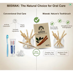Miswak sticks for teeth whitening
