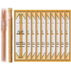 Miswak traditional toothbrush 10-pack with natural finish
