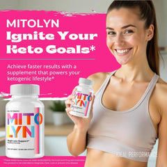 Mitolyn all natural keto pills bottle