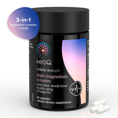 Supplement facts panel on bottle back label