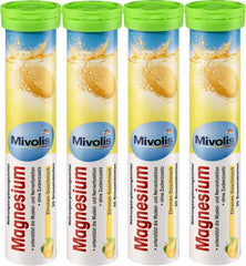 Mivolis Magnesium effervescent tablets lemon flavor 4x20 box